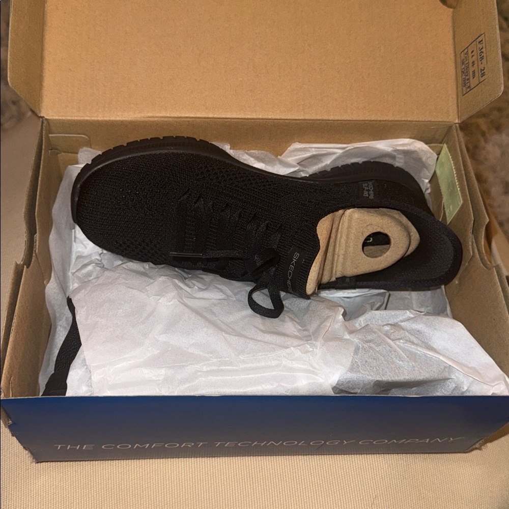 NEW Skechers Virtue Divinity 104421-BBK Women's 6 Black Slip-Ins Shoes - Picture 5 of 6